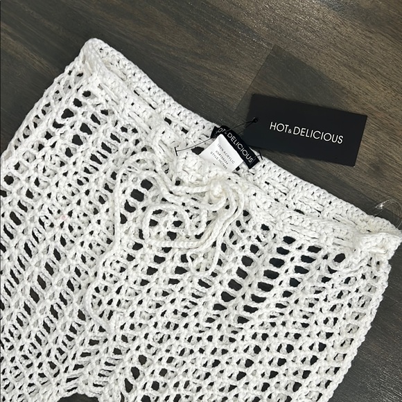 Crochet Flare Beach Pants - Picture 2 of 6